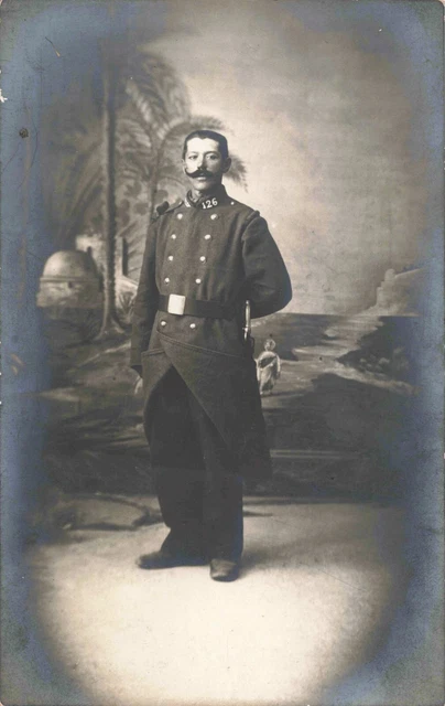 CPA PHOTOGRAPHIE MILITAIRE SOLDAT DU 126e REGIMENT D'INFANTERIE