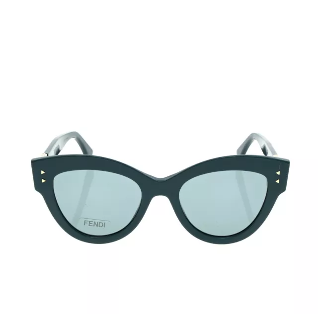 FENDI Women's Peekaboo Green 52mm Cat Eye Sunglasses S3923