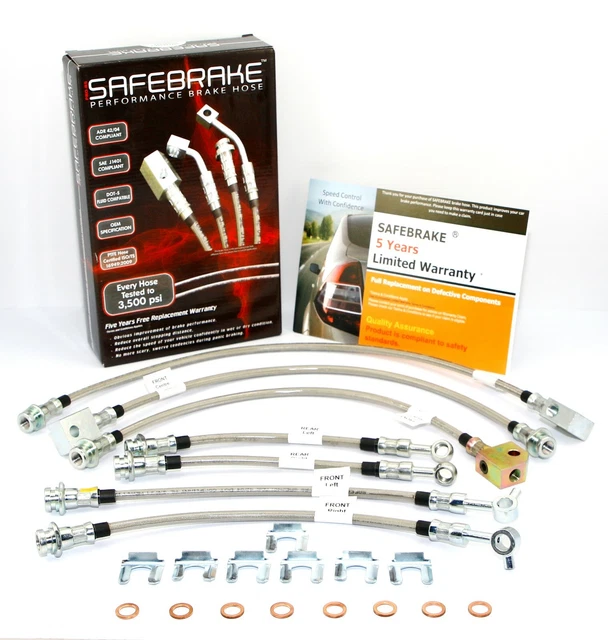Braided Brake Line to suit GU Patrol w/ABS 5