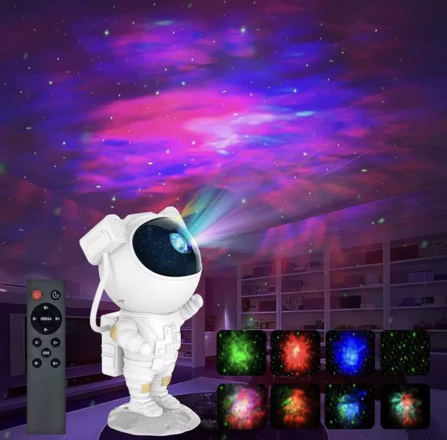 Astronaut Projector Galaxy Sky Night Light Ocean Star LED Lamps with Remote