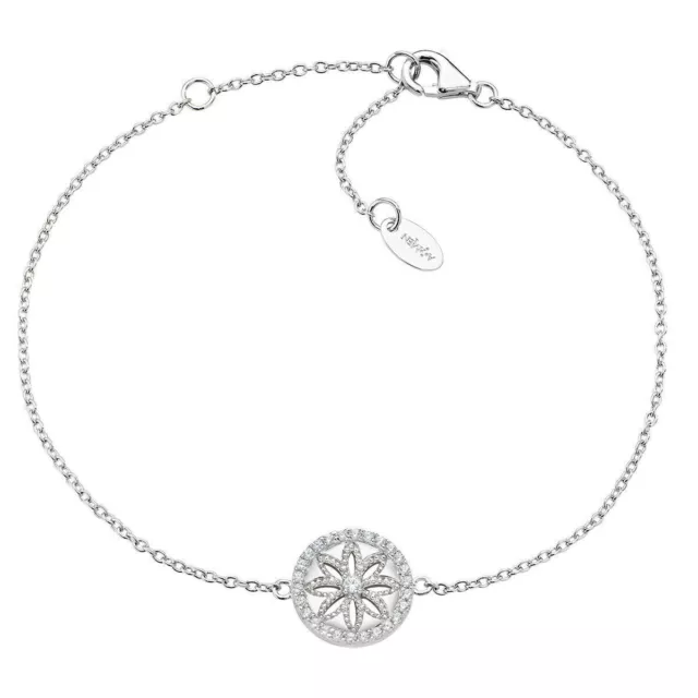 Amen Bracciale Fiore Della Vita Donna con Zirconi BRFLBBZ3