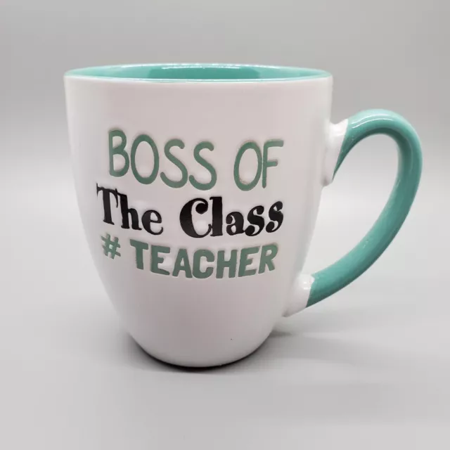 Spectrum Designz Boss Of The Class # Teacher 16 oz. Coffee/Tea Mug Cup