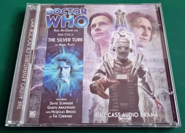 DOCTOR WHO BIG FINISH The Silver Turk PAUL McGANN audio 2 disk set CD 2011