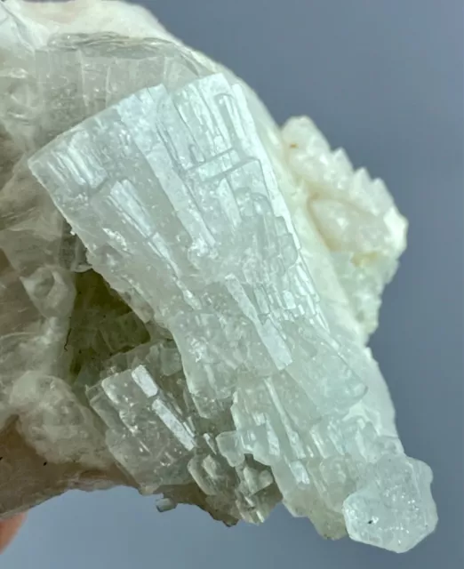 142 Carats Ultra Rare Goshenite With Albite Crystal From Pakistan