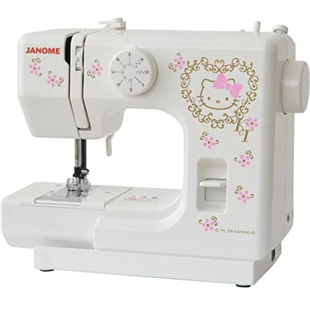 JANOME KT-35 Sanrio Hello Kitty Electric Sewing Machine Compact from Japan NEW