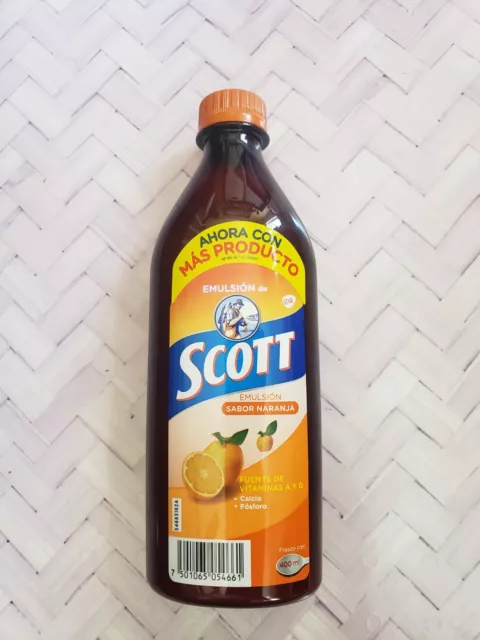 Emulsion De Scott (Tradicional Aciete De Higado De Bacalao) Net.Wt 360 –  Amigo Foods Store