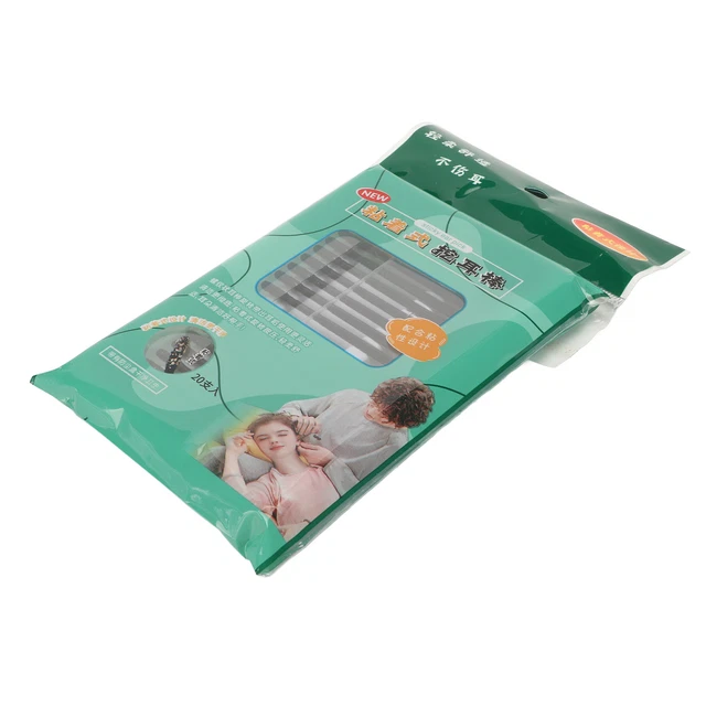 100pcs Outil De Suppression De Cire 'oreille Jetable Nettoyeur De Cire