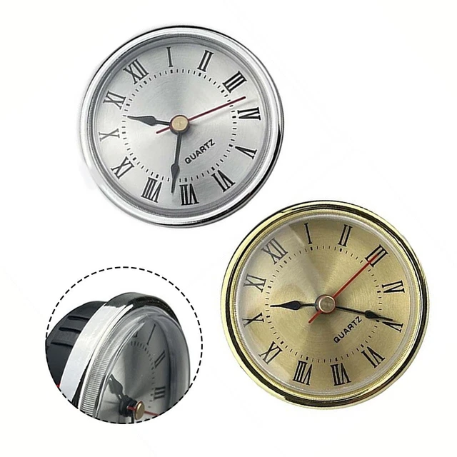 ROMAN NUMBERS CLOCK Movement Insert 65mm Diameter Ideal for Decoration ...