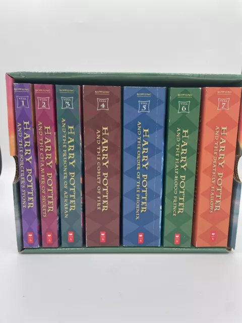 Harry Potter The Complete Series Books 1-7 Scholastic Paperback Box Set