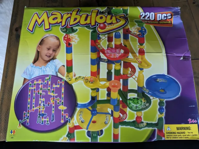 The Most Amazing Marbulous - 220 Piece Marble Run -immaculate!