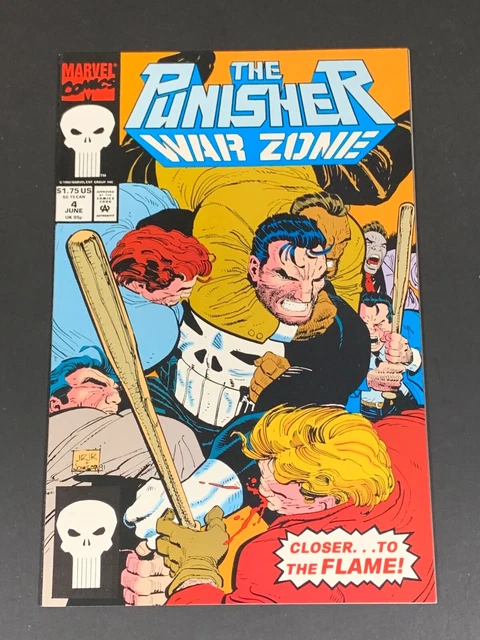 Punisher War Zone #4 Direct Market Edition ~ NEAR MINT NM ~ 1992 Marvel Comics