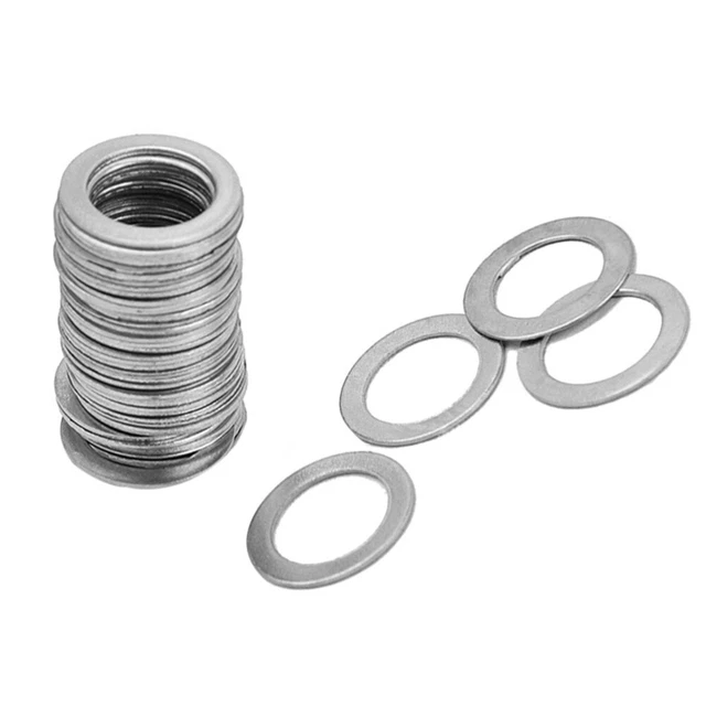 50 Stücke Edelstahl Flache Maschine Washer Unterlegscheibe Innendurchmesser 9mm