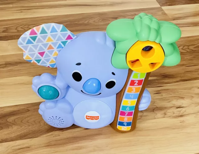 Fisher-Price Linkimals Counting Koala Baby & Toddler Learning Toy with  Music & Lights