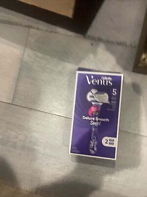 Nueva afeitadora Gillette Venus de lujo remolino suave para mujer con 1 cartucho de afeitadora