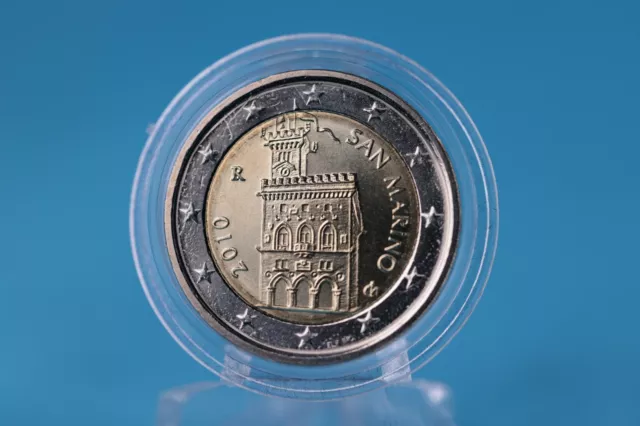 San Marino 2 Euro 2010 Der öffentliche Palast VZ-