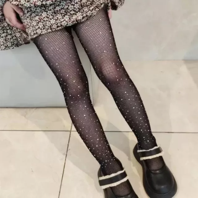 Sequin Pantyhose Colored Bottom Socks Fashion Tights  Girls