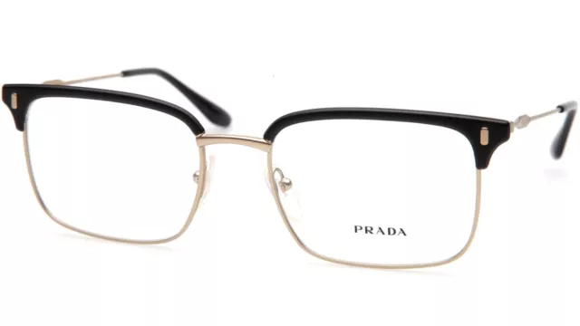 NEW PRADA VPR 55V 280-1O1 Black EYEGLASSES GLASSES FRAME 55-19-145mm Italy