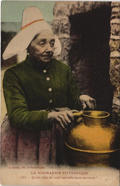 CPA La Normandie Pittoresque - Femme - Type (1229572)