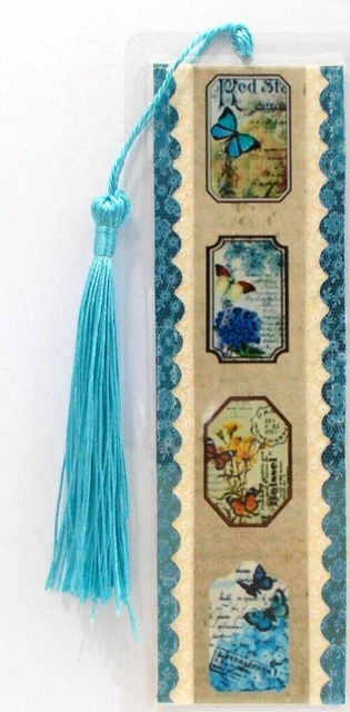 Butterfly's Victorian Lace Vintage Unique Exquisite Laminated Bookmake Women #5