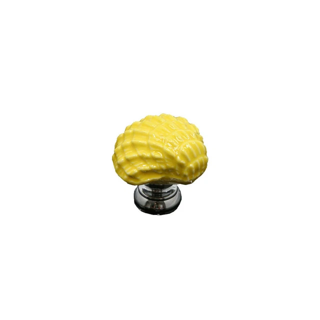 4 Pcs Ceramic Drawer Knobs Dresser Drawer Pulls Cabinet Drawer Pulls Pumpkin 10