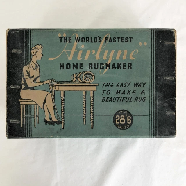 Airlyne Home Teppichmacher Vintage Teppichmaschine in OVP