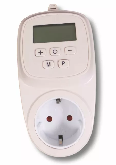 Thermostat de Socket Programmable 7 Journée Programme Hebdomadaire 230V 16A #A44