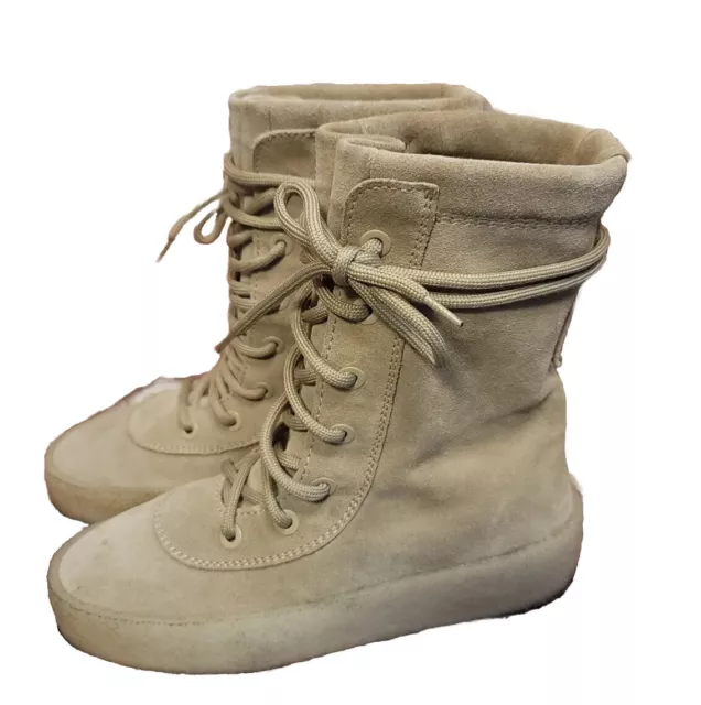 Yeezy Military Season 2 Womens Crepe Boots Beige EU 39 - 7.5-8 Taupe No Inserts