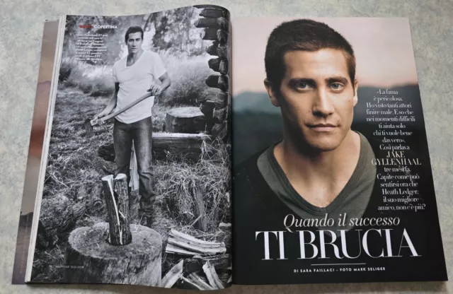 Jake Gyllenhaal Magazine Vanity Fair Italia Naomi Campbell Schiffer ...