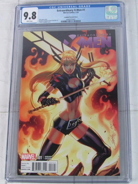 Extraordinary X-Men #1D CGC 9.8 WP Jan. 2016 Marvel Comics 4068252001 Variant