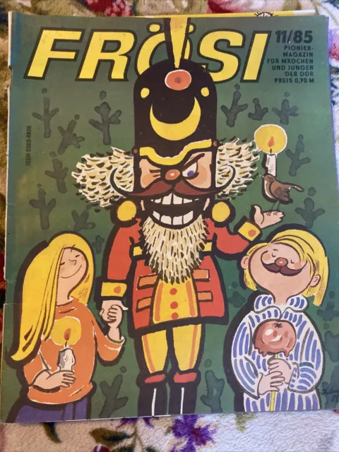 FRÖSI 11/1985 mit Bild des Mon Pioniermagazin DDR Comic Frösi