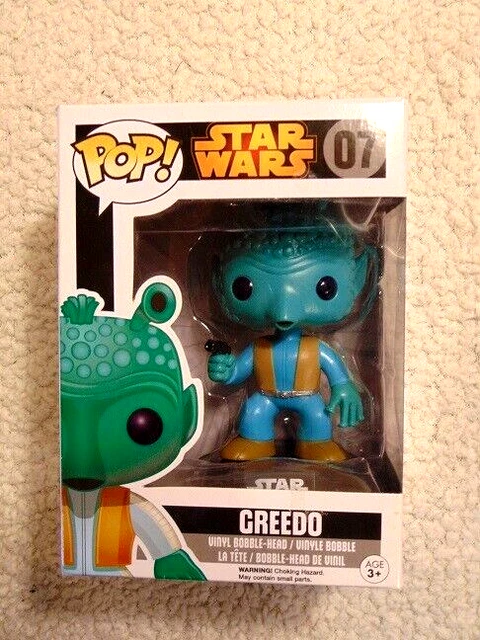 Funko Pop Greedo Star Wars #07 Vaulted Black Boxed Vinyl Figure
