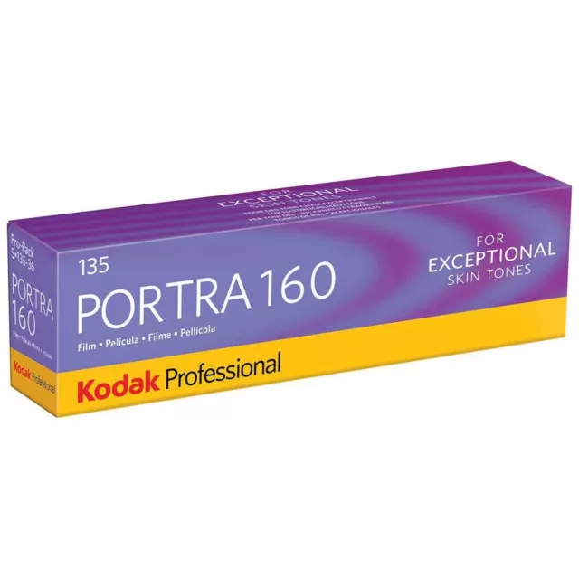 Kodak Portra 160 35mm Colour Film - 36 exposures - 5 rolls Pack DATED 05/2025