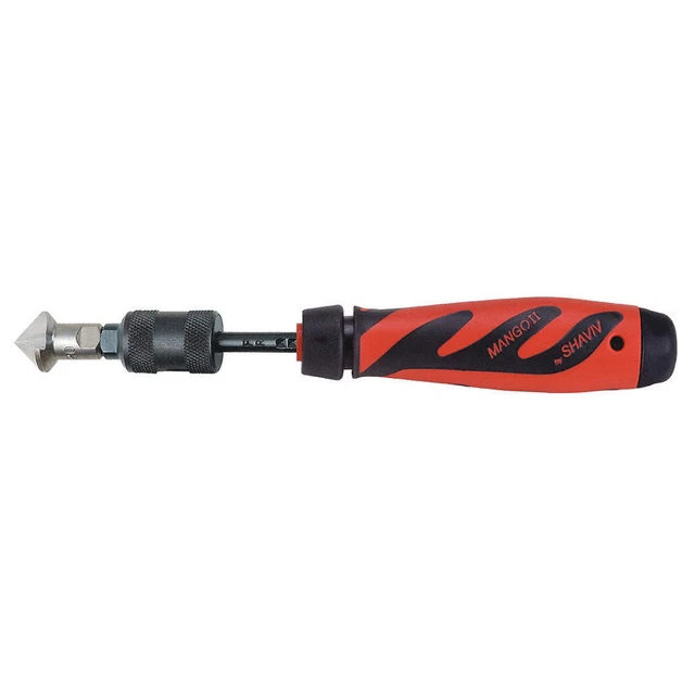 SHAVIV 155-90072 Deburring Tool Set,Plastic,Hi Speed Stl.