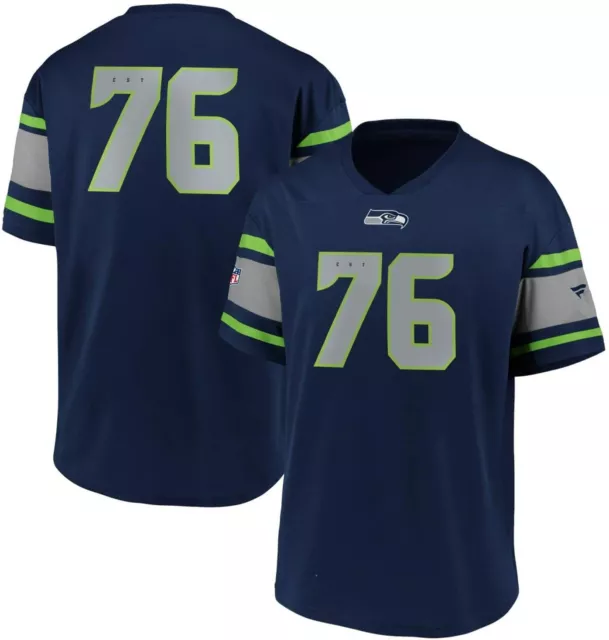 NFL Seattle Seahawks 76 Maillot Shirt Polymesh Franchise Supporters Iconique