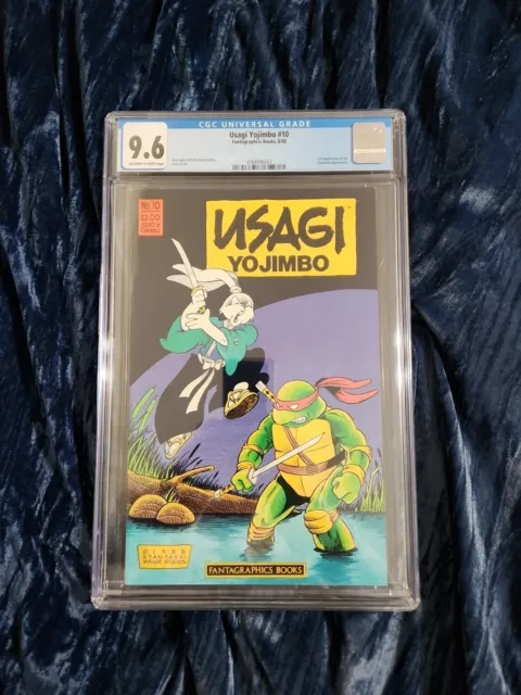 Usagi Yojimbo #10 Fantagraphics Books 1988 CGC 9.4 1st Jei Leonardo TMNT