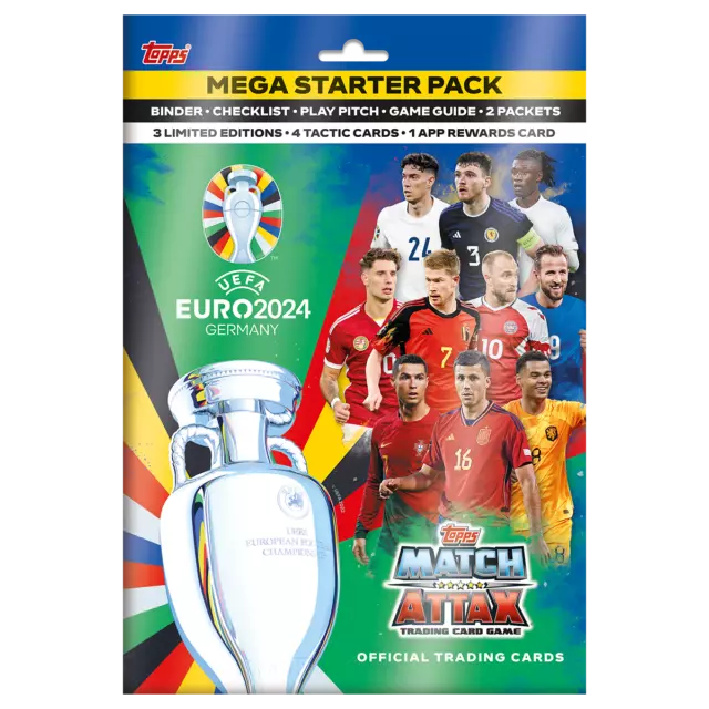 Euro 2024 Match Attax Lot Initial Topps Carte de Collection