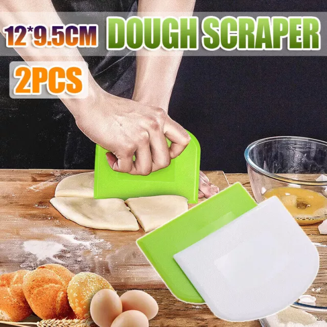 Baker Dough Scraper Sourdough Pizza Cake Pastry Bread Cutter Slicer Cutting Tool