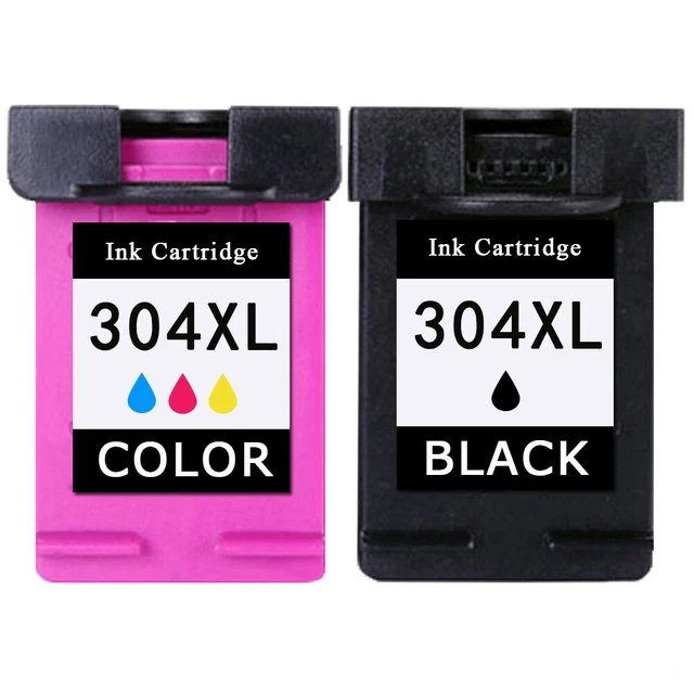2x Druckerpatronen für HP 304 XL Deskjet 2630 2632 2633 2634 3720 3730 3733 3735