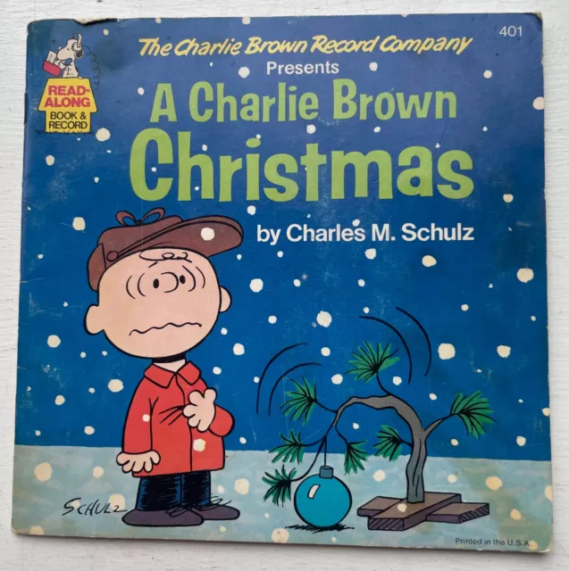 1977 A CHARLIE Brown Christmas Read Along Book And Vinyl Record $5.00 ...