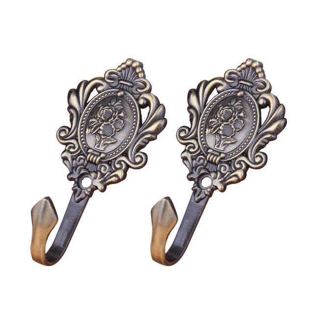 6 Anciens Crochets Vintage Porte Embrasse embrase Rideaux,occasion O