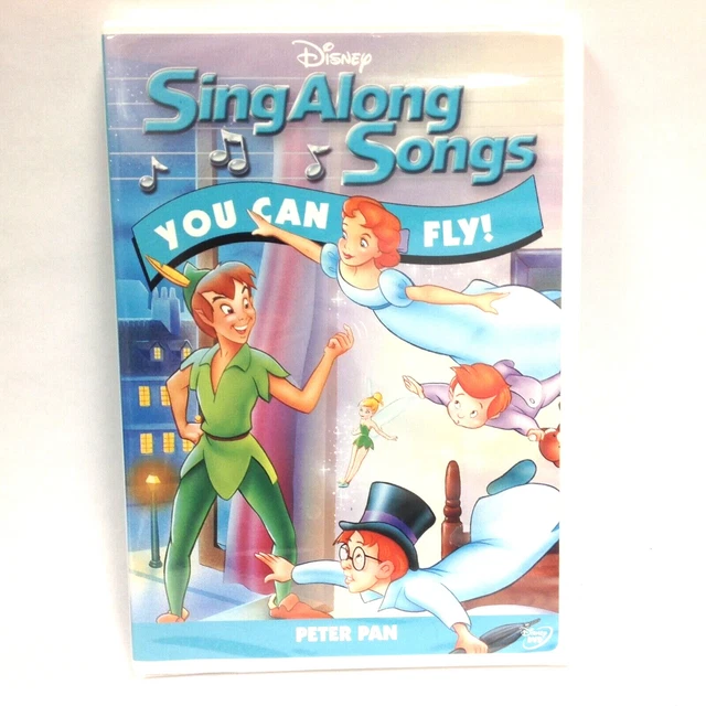 DISNEY SING ALONG Songs Peter Pan You Can Fly DVD BRAND NEW SEALED £10.