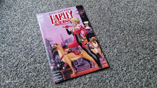 BATMAN: WEISSE KNIGHT PRÄSENTIERT HARLEY QUINN #3 von 6 Cover A (2021) DC SCHWARZES ETIKETT