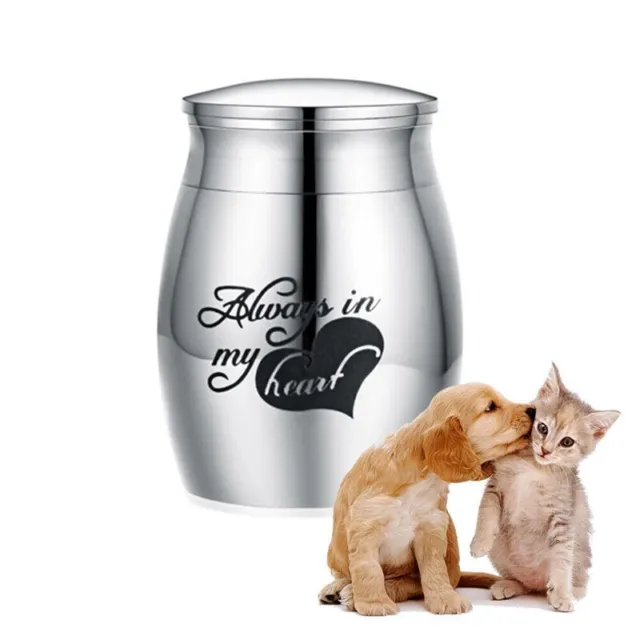 Mini Urn For Ashes Cremation Memorial Keepsake Container Jar Steel Funeral Box