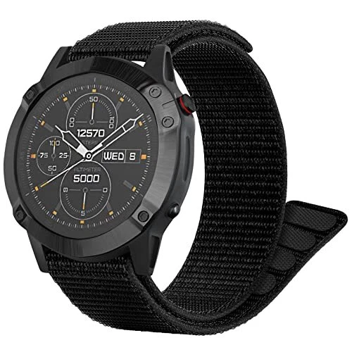 Bracelet Fenix 6X Bracelet en Nylo Loop de 26mm pour Fenix 7X/ Fenix 6X pro/F...