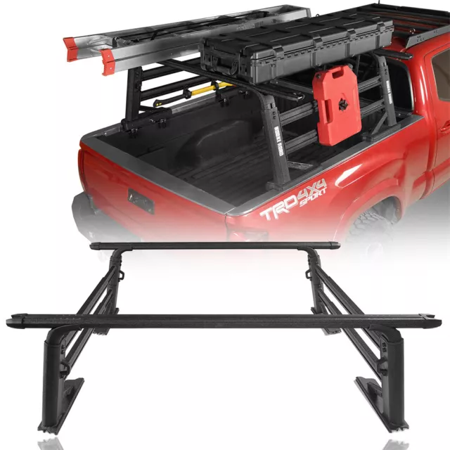 Overland Adjustable Height Truck Bed Rack Ladder Fit Toyota Tundra Tacoma Nissan