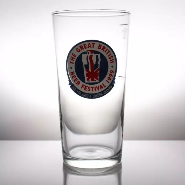 The Great British Beer Festival Pint Glas London Olympia 1999 CAMRA