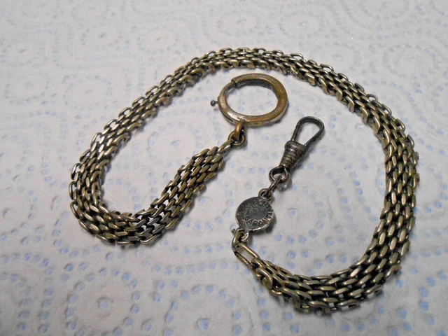 Chaîne De Gilet (giletière) En Argent 935 Pour Montre De Poche (gousset) - Occasion Pour Homme