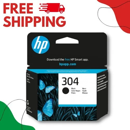 ✅Cartuccia Hp 304 Originale Nero Per Deskjet 2620 2630 3720 3730 3750 3760✅