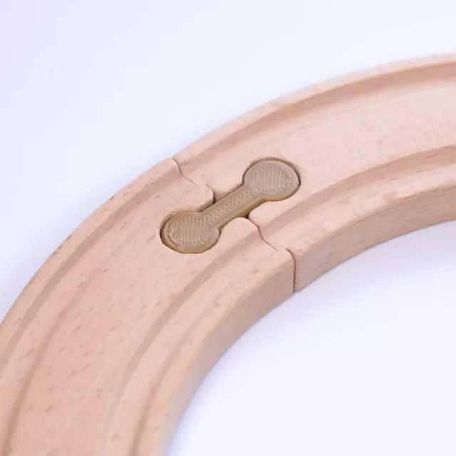 Wooden Train Track Connectors Compatible with Brio / IKEA / BigJigs Male Female 2