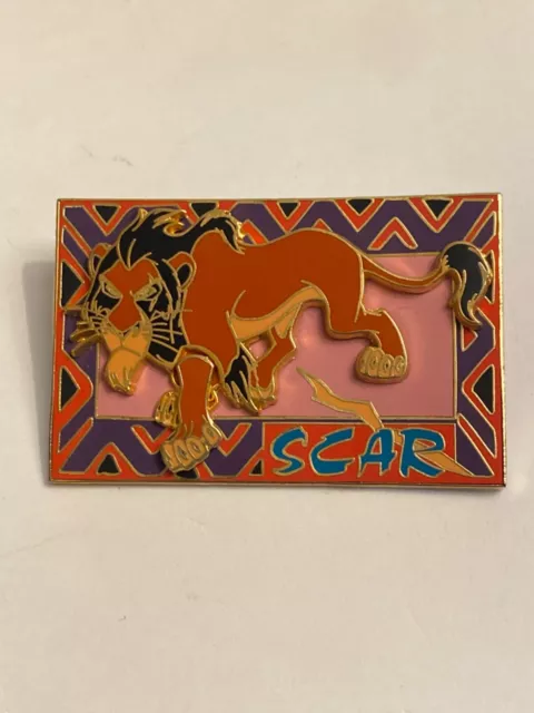 Disney Dlrp Lion King Pin Badge Scar 3D Moving See Description.